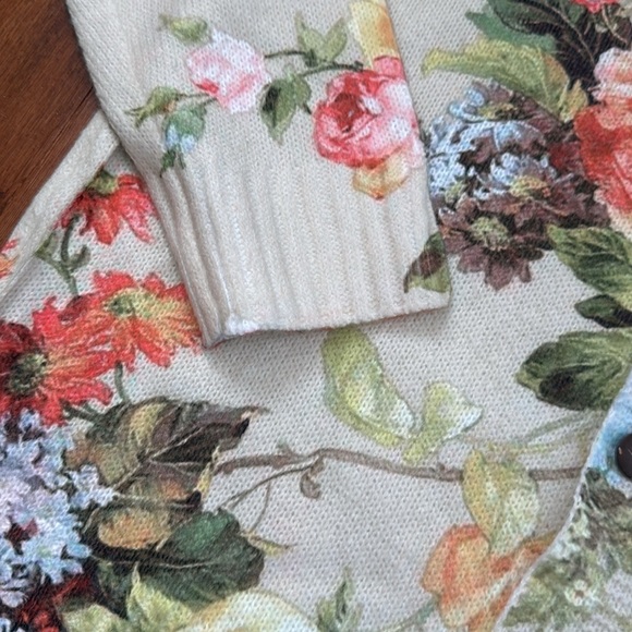 Southern Elegance Floral Cardigan Sweater - Picture 10 of 14